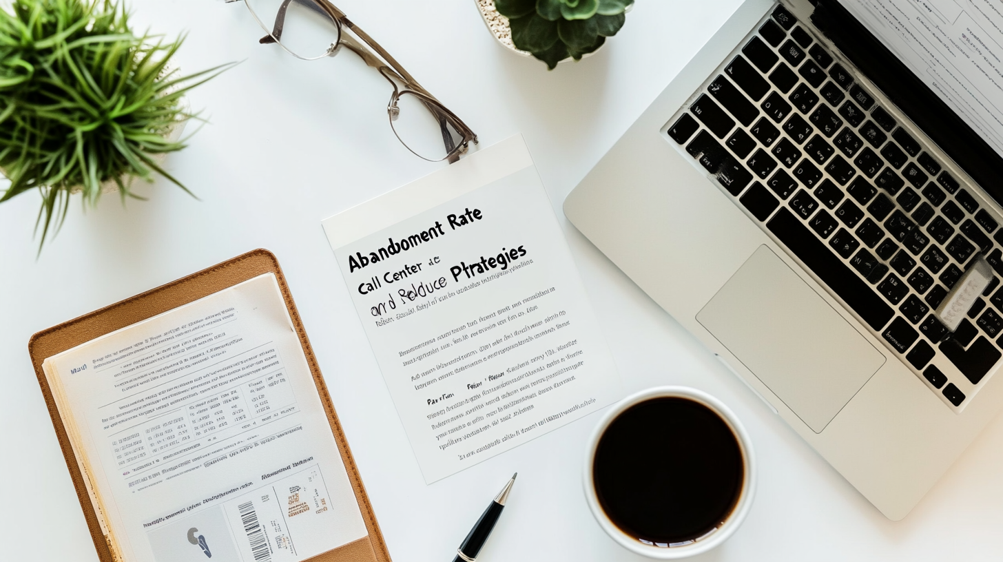 Call center abandoned ratio